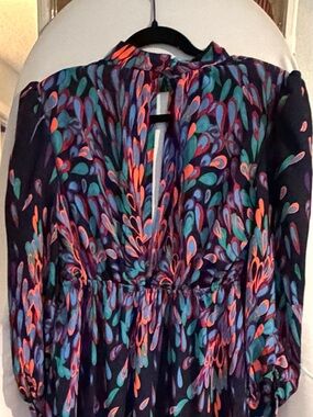 Fashion Nova Black Multi-Color Floral Maxi Dress